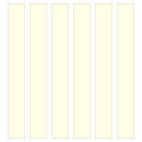 Plain Ivory Paper Chain Card Strips. 5 Meter / 16 Feet Long. Wedding Party Decor