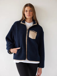 Sherpa Fleece Navy
