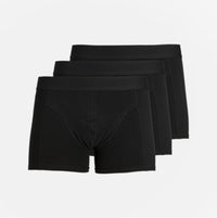Jack & Jones WAISTBAND 3 Pack Trunks Mens Black