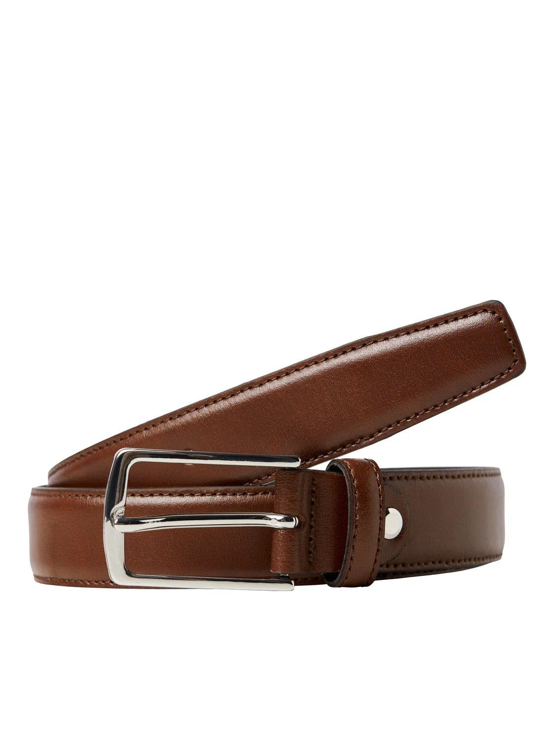 Jack & Jones CHRISTOPHER Mens Belt Cognac