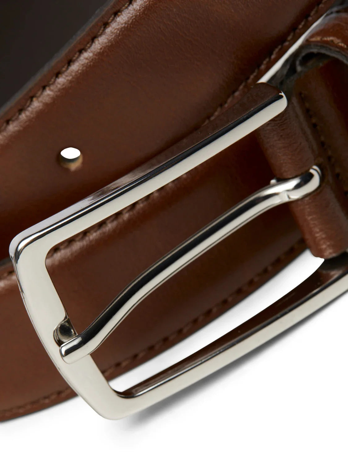 Jack & Jones CHRISTOPHER Mens Belt Cognac