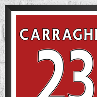 Jamie Carragher Legend Stats Print