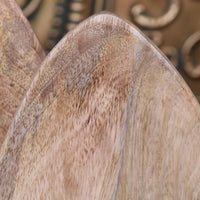 Jarita Oval Mango Wood Serving Dishes - Set of 2 Elegant Trays