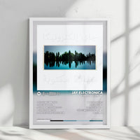 Jay Electronica "A Written Testimony" Album Cover Poster - with Complete Tracklist