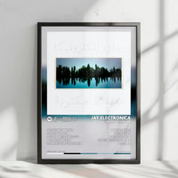 Jay Electronica "A Written Testimony" Album Cover Poster - with Complete Tracklist