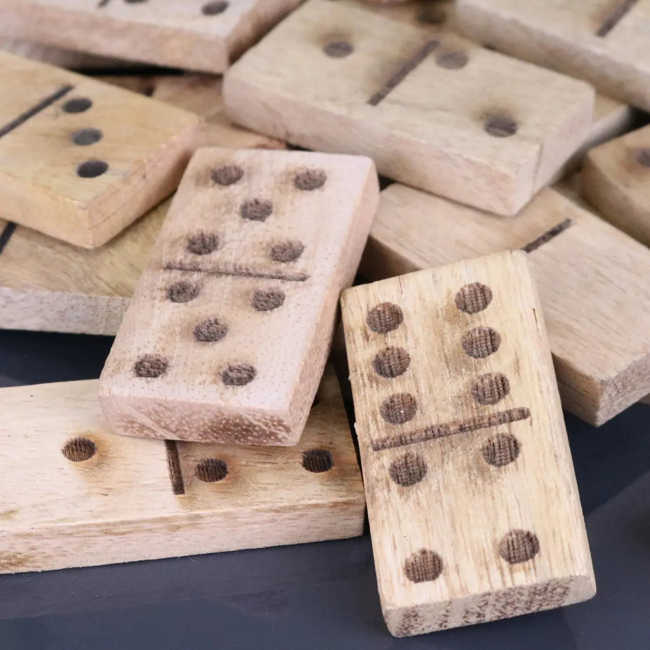 Jeyra Wooden Dominoes Set