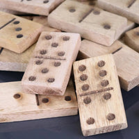 Jeyra Wooden Dominoes Set