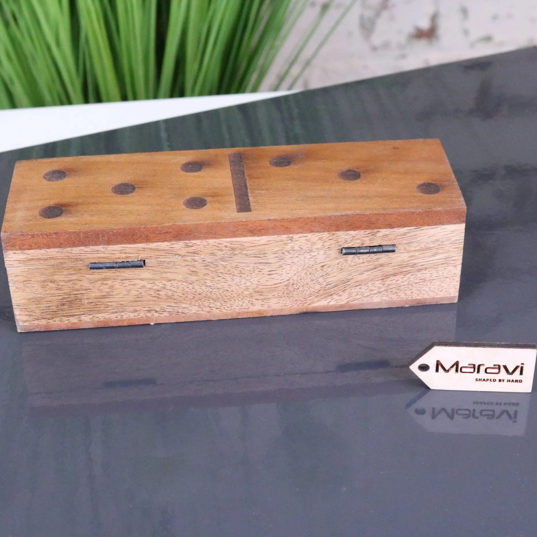 Jeyra Wooden Dominoes Set