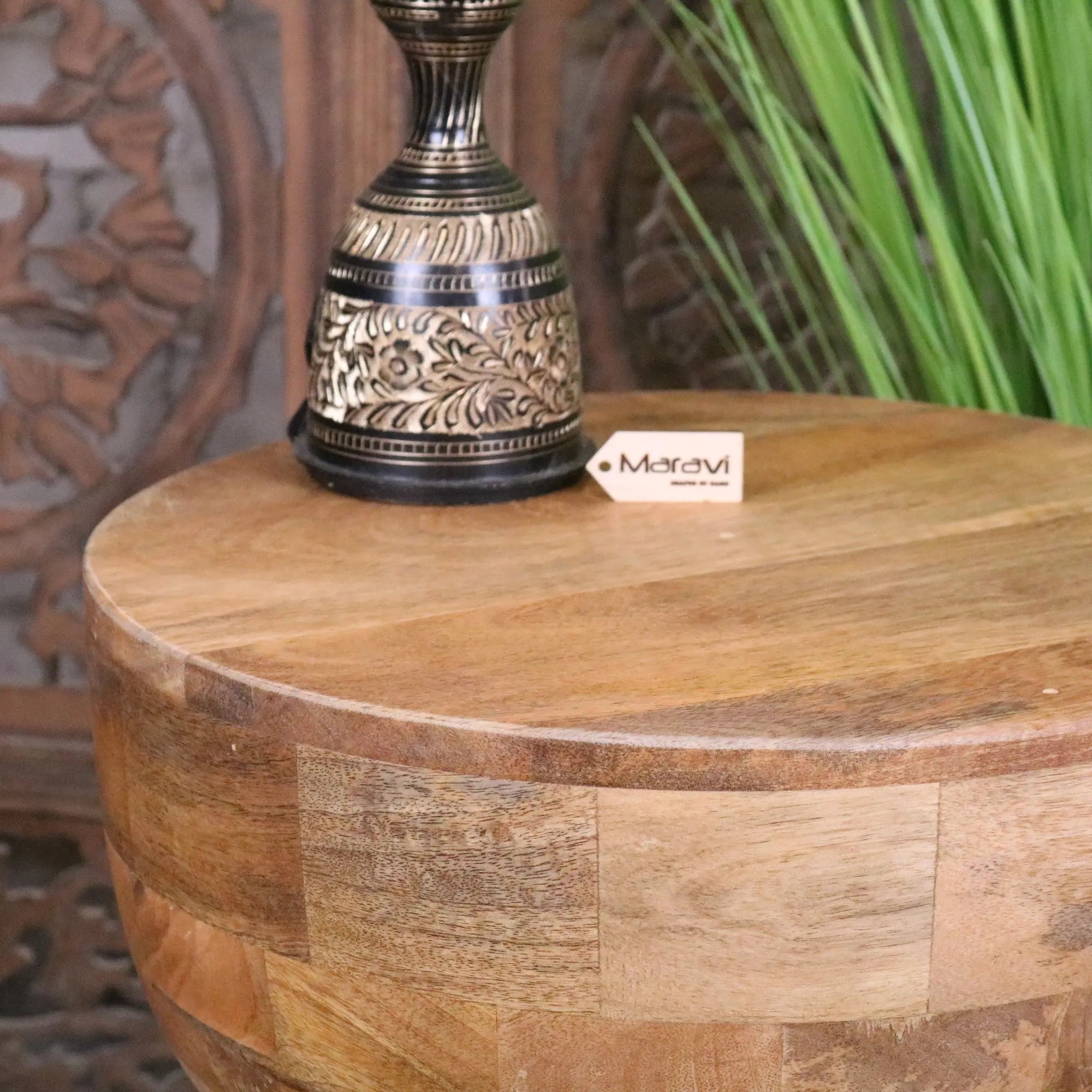 Jivana Mango Wood Side Table