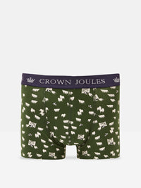Joules CROWN JOULES JERSEY Mens 2-Pack Boxers Flocks Sake