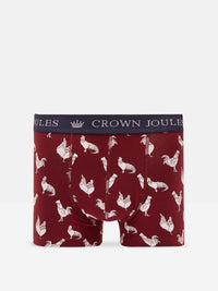 Joules CROWN JOULES JERSEY Mens 2-Pack Boxers Game Birds