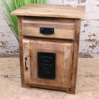 Jupiter Iron Works Furniture Industrial Bedside Cabinet