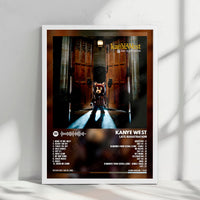 Kanye West "Late Registration" Album Cover Poster - with Complete Tracklist