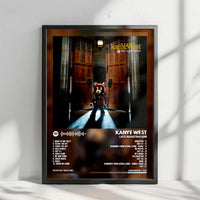 Kanye West "Late Registration" Album Cover Poster - with Complete Tracklist