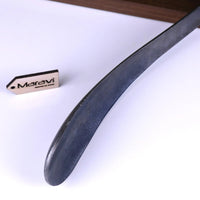 Kasha Antique Dog Head Shoe Horn in Gunmetal Grey