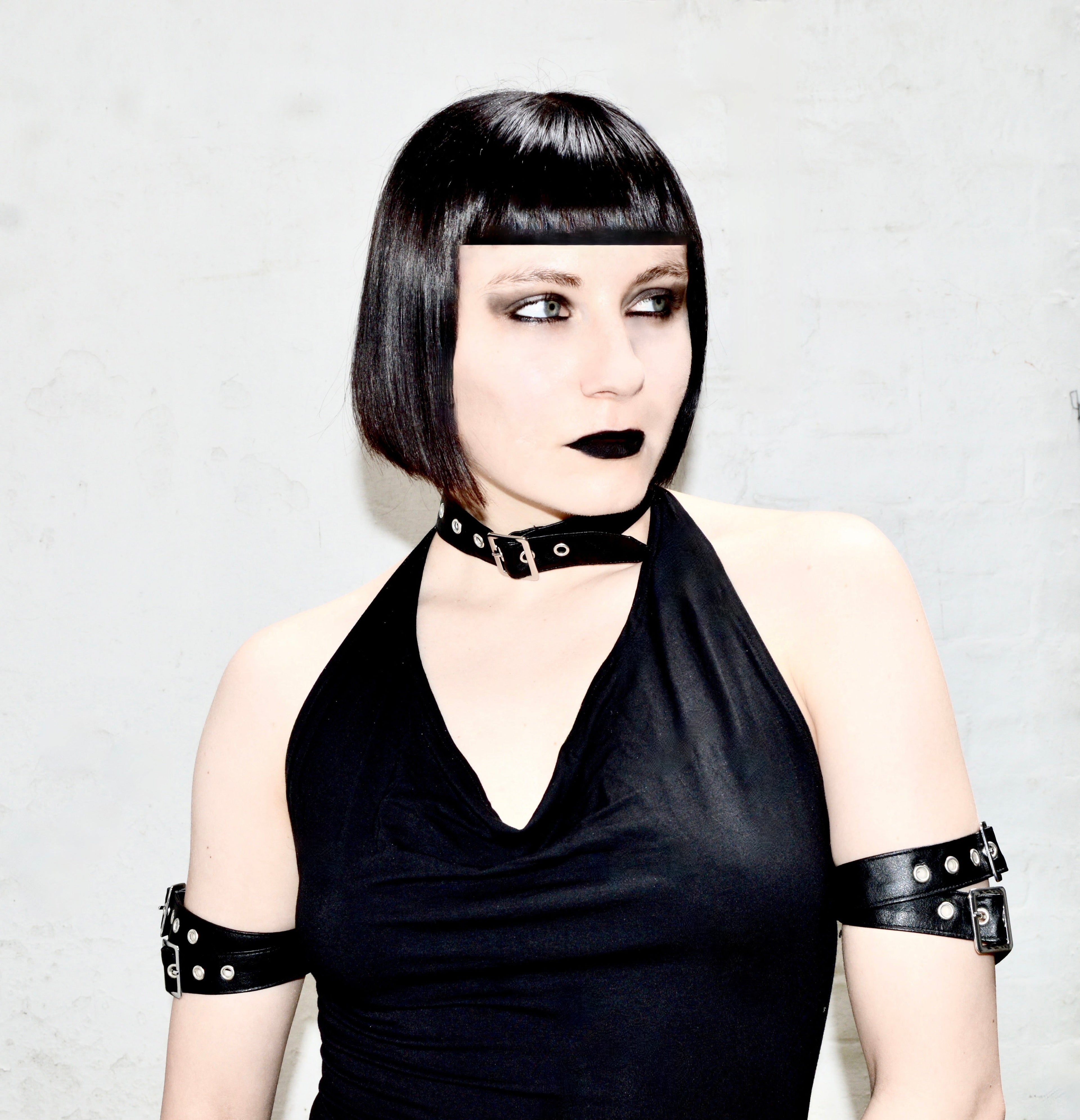 Necessary Evil Aphrodite Plunge Cowl Neck Top