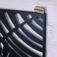 Kireta Black Metal Leaf Wall Art - Contemporary Nature-Inspired Décor