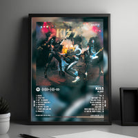 Kiss "Alive!" Album Cover Poster - with Complete Tracklist