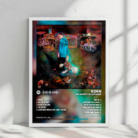 Korn "The Serenity of Suffering  " Album Cover Poster - with Complete Tracklist