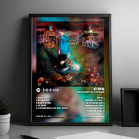 Korn "The Serenity of Suffering  " Album Cover Poster - with Complete Tracklist