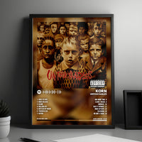 Korn "Untouchables  " Album Cover Poster - with Complete Tracklist