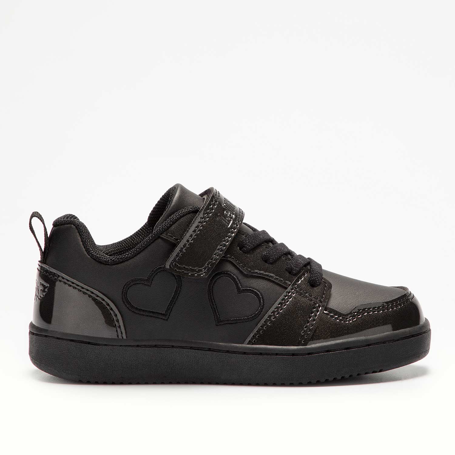 Lelli Kelly Black Heart School Trainers