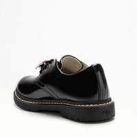 Lelli Kelly Leah Chunky Rainbow Lace Up School Shoes Patent Miss LK