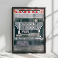 LL Cool J "Radio" Album Cover Poster - with Complete Tracklist