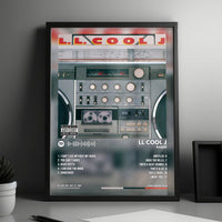LL Cool J "Radio" Album Cover Poster - with Complete Tracklist