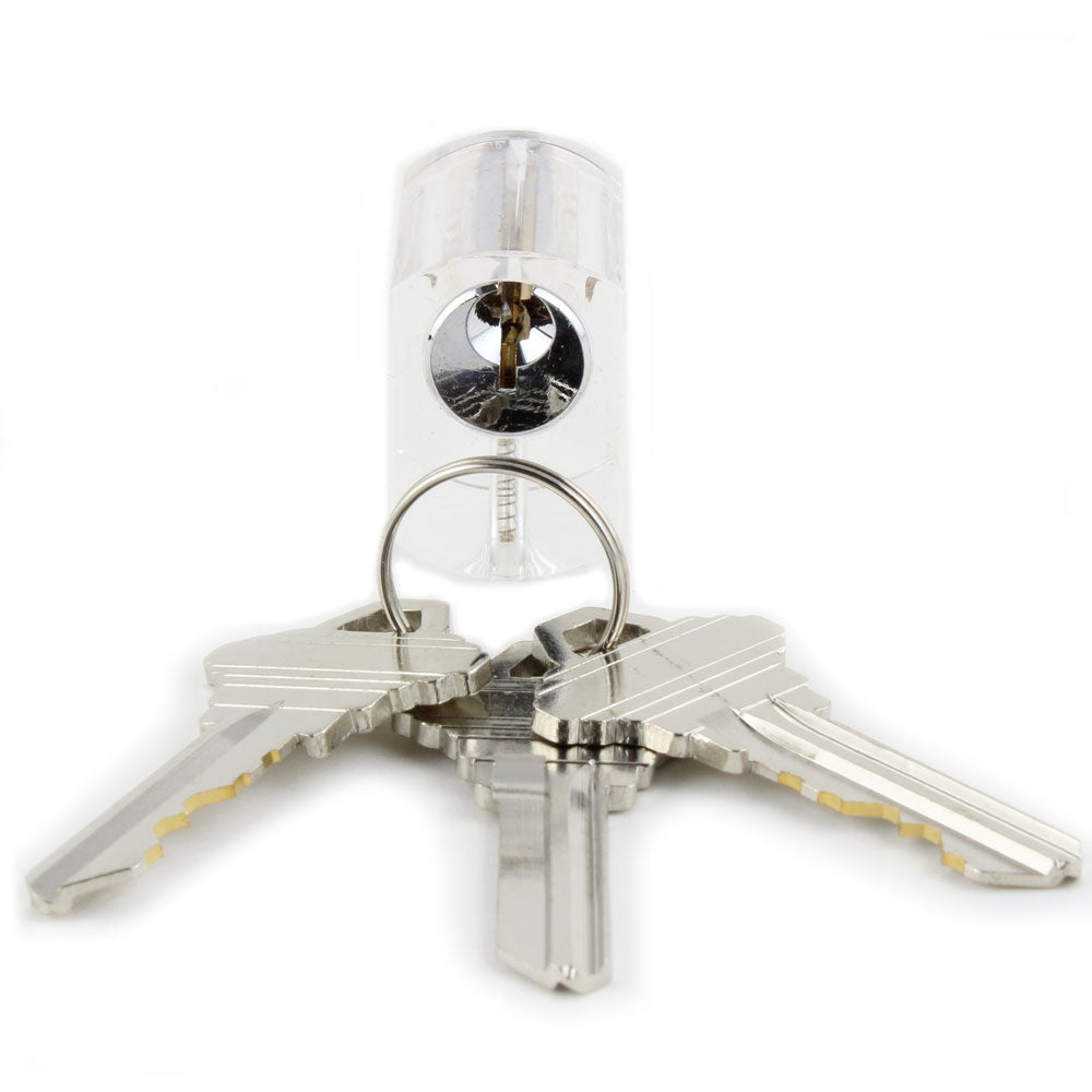 Dangerfield Clear Acrylic Practice Lock - Standard Pins