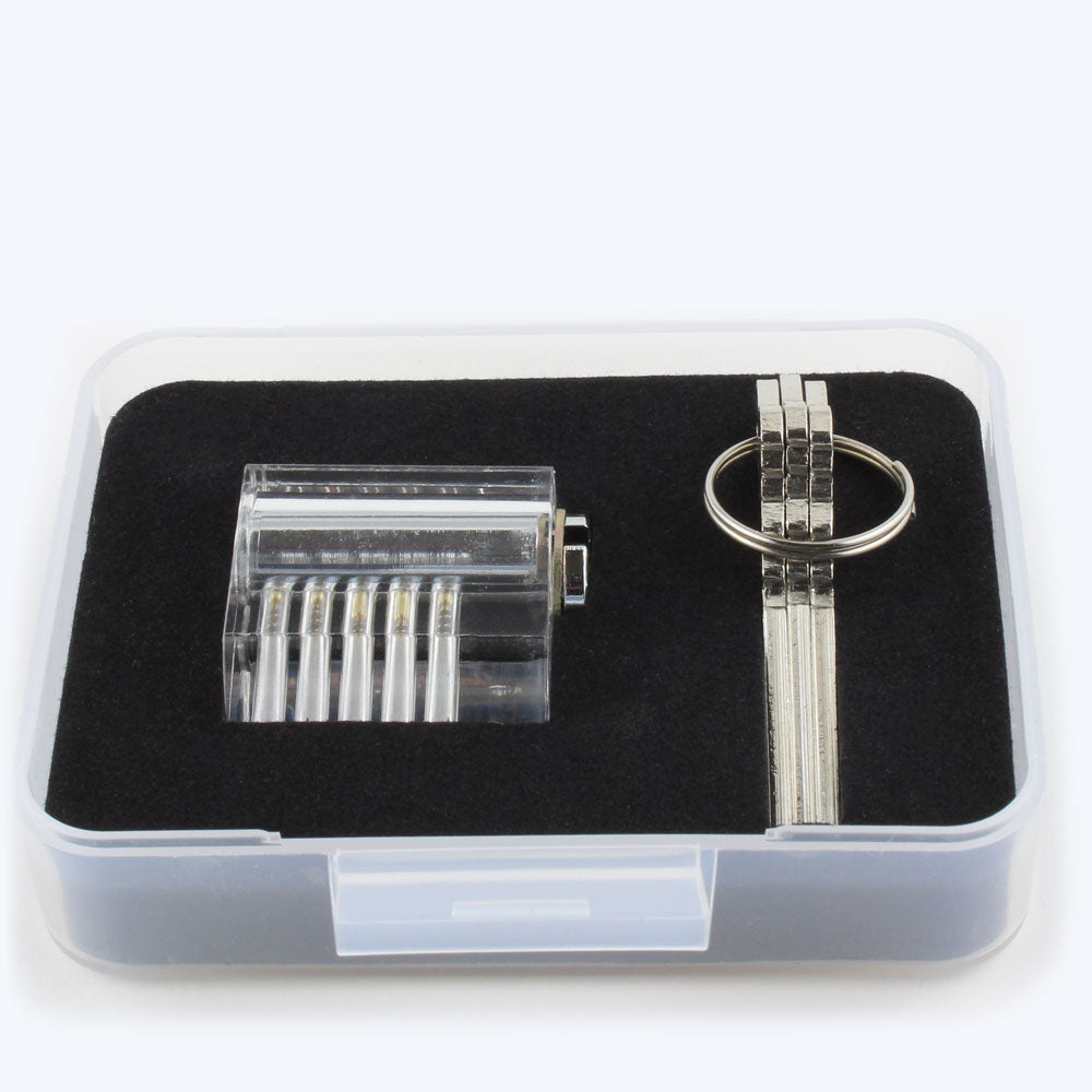 Dangerfield Clear Acrylic Practice Lock - Standard Pins