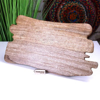 Lakora Handmade Mango Wood Serving Board - 45cm Rustic Charm