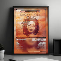 Lauryn Hill "The Miseducation of Lauryn Hill" Album Cover Poster - with Complete Tracklist