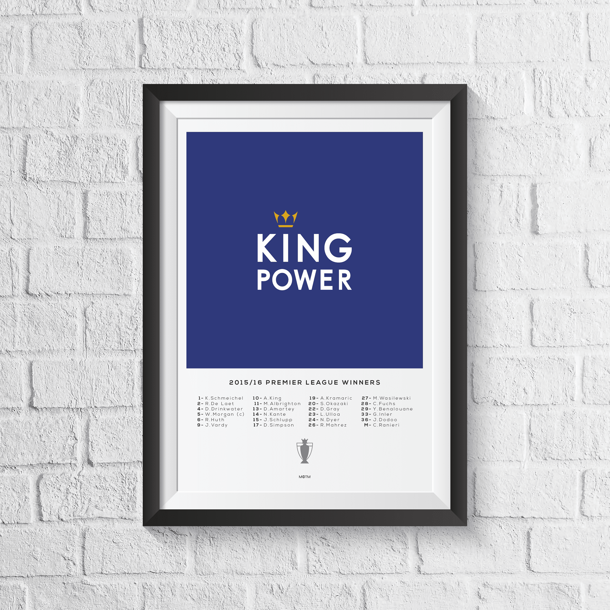 Leicester Underdogs Squad Print