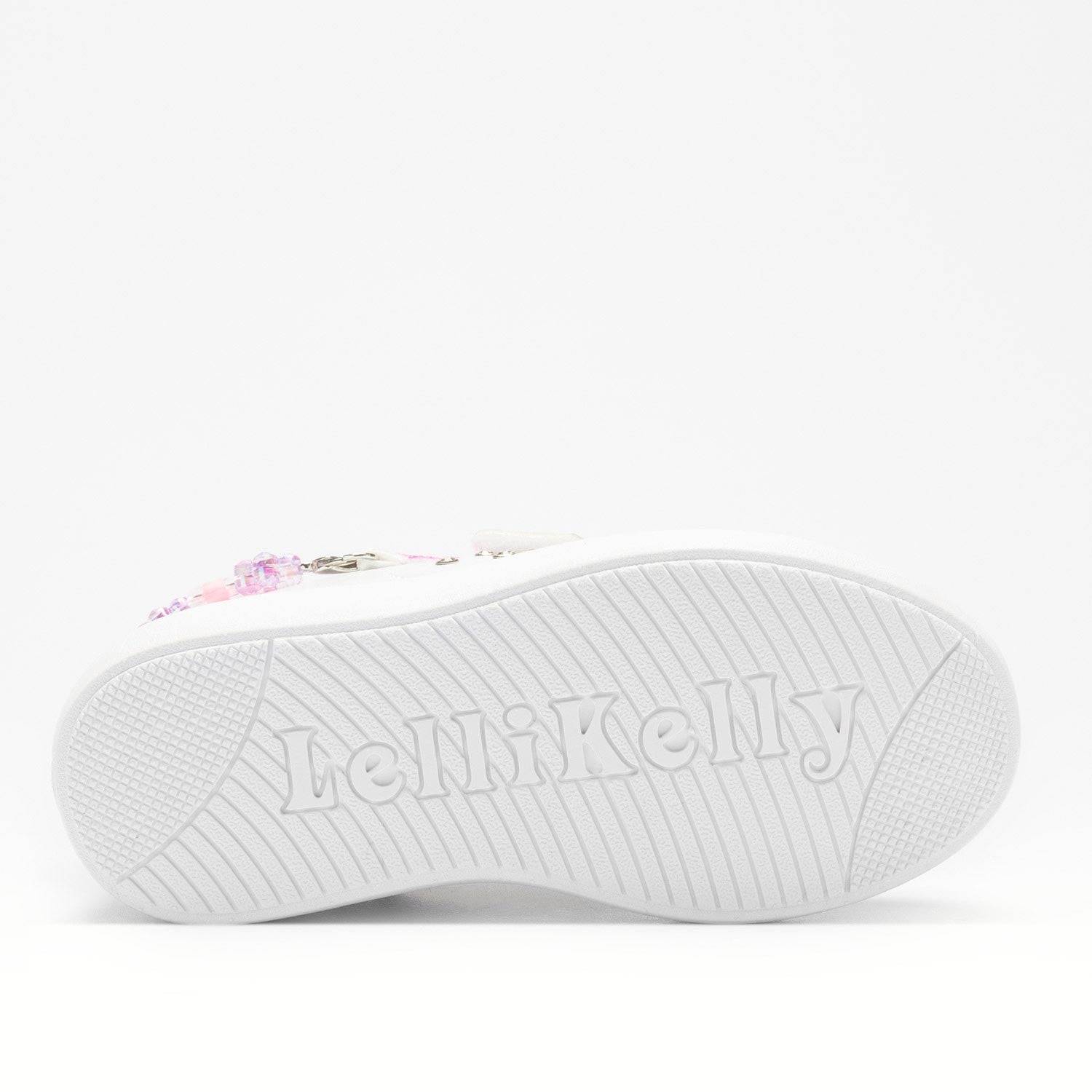 Lelli Kelly Gioiello Girls Pink Glitter White Charm Bracelet Trainers