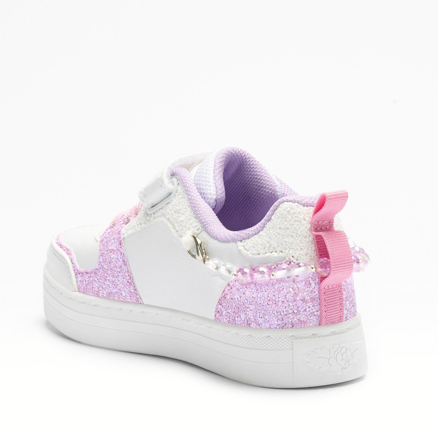 Lelli Kelly Girls Gioiello Scarpa  - Lilac and White Charm with Bracelet Trainers