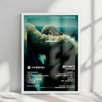 Beyoncé "Lemonade" Album Cover Poster - with Complete Tracklist