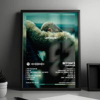 Beyoncé "Lemonade" Album Cover Poster - with Complete Tracklist
