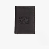 Levi's VINTAGE TWO HORSE VERTICAL COIN Mens Wallet Brown