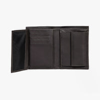 Levi's VINTAGE TWO HORSE VERTICAL COIN Mens Wallet Brown