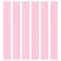 Light Pink Paper Chain Card Strips. 5 Meter / 16 Feet Long. Wedding Party Decor
