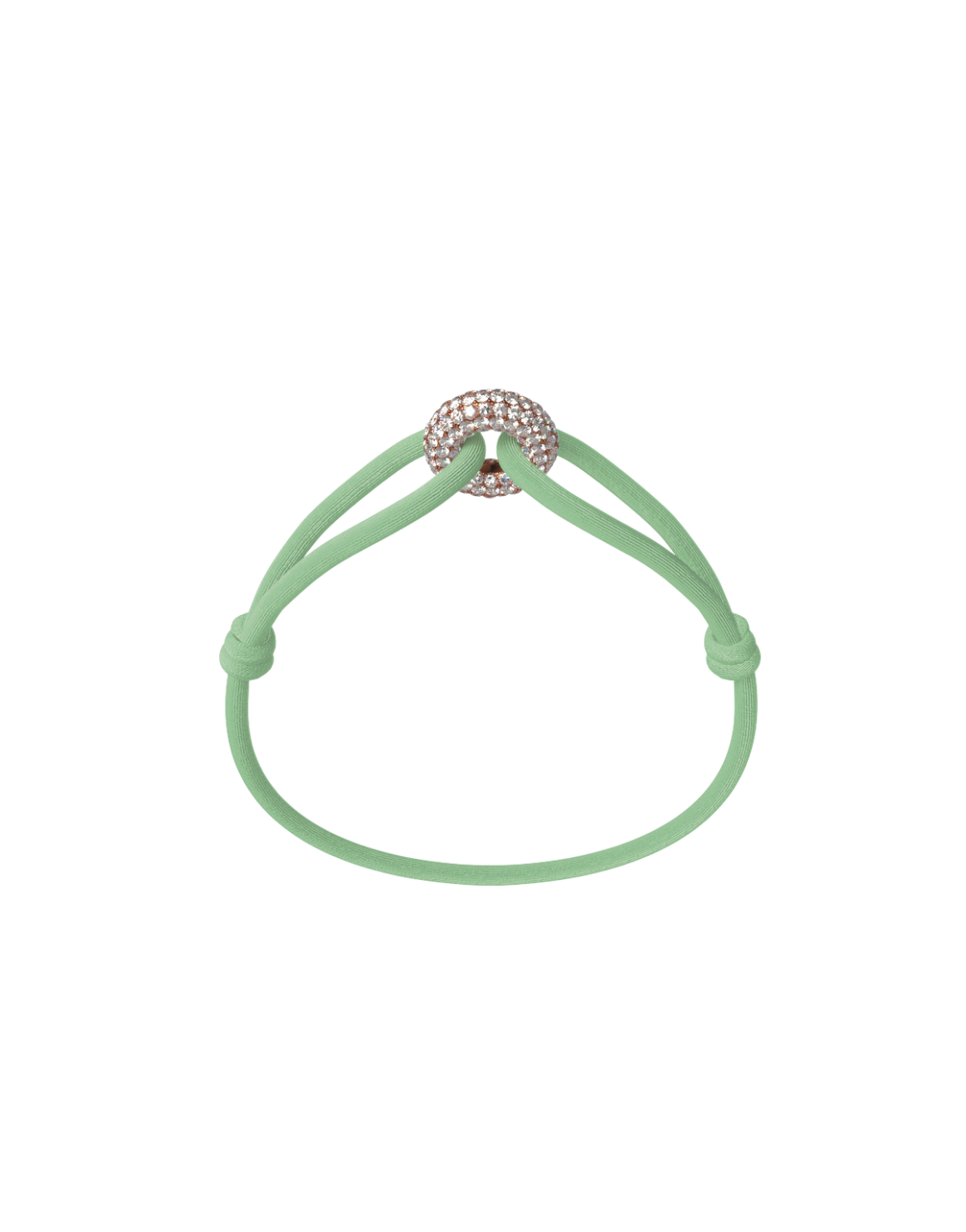 Rose Soho Pavé Cord Bracelet