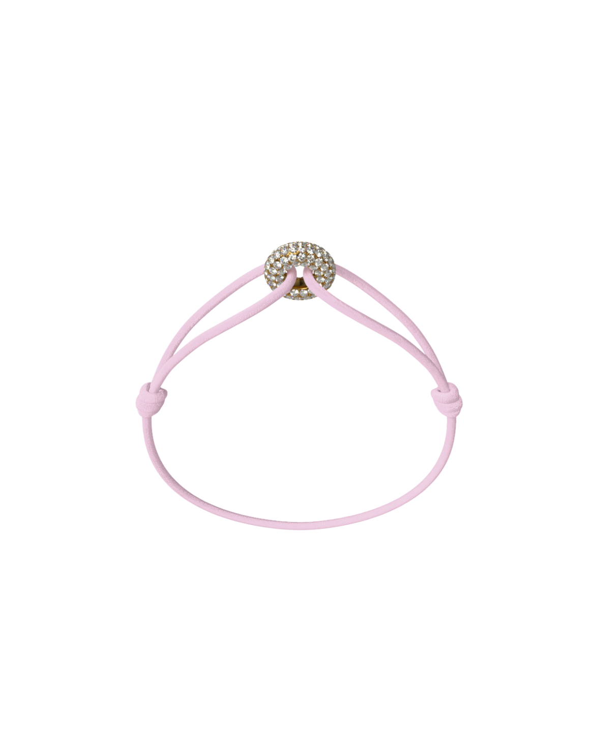 Mini Golden Soho Pavé Cord Bracelet