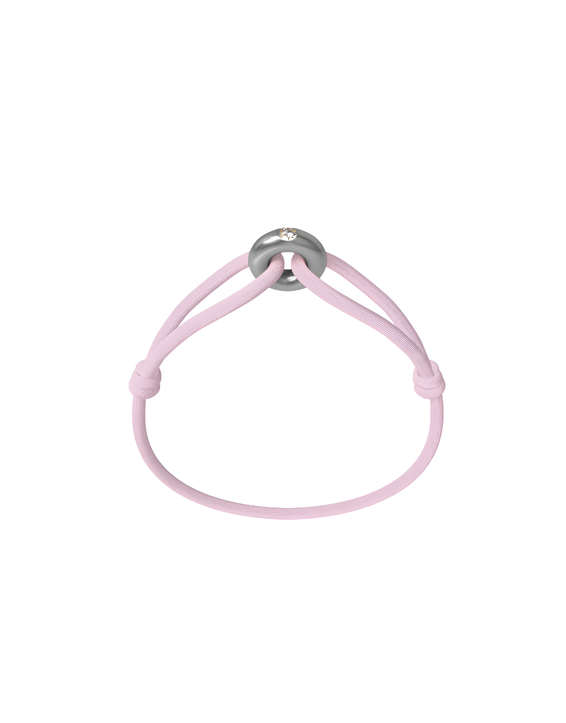 Silver Soho Diamond Cord Bracelet