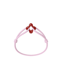 Red Clover Cord Bracelet