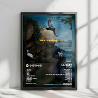 Lil Baby "My Turn" Album Cover Poster - with Complete Tracklist