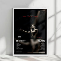 Lil Baby "Street Gossip" Album Cover Poster - with Complete Tracklist