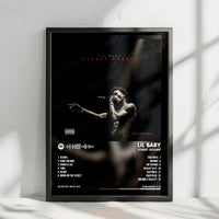 Lil Baby "Street Gossip" Album Cover Poster - with Complete Tracklist
