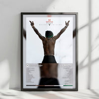 Lil Wayne "Tha Carter V (deluxe)" Album Cover Poster - with Complete Tracklist