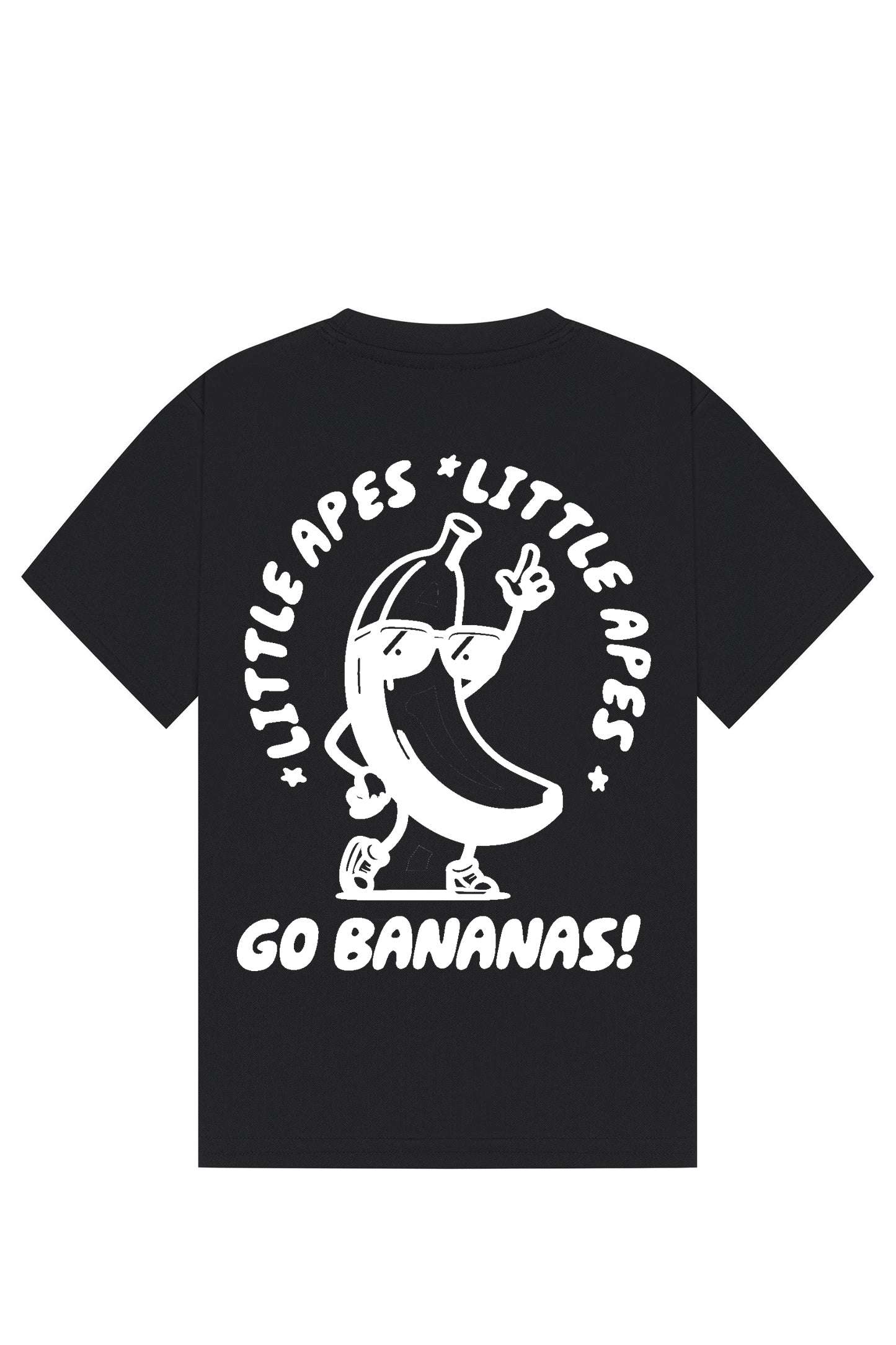 Little Apes Go Bananas Tee - Black